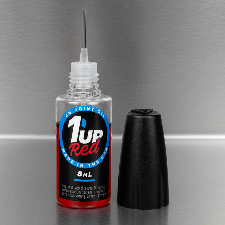 1up Racing Red CV Joint Oil - 8ml Oiler Bottle