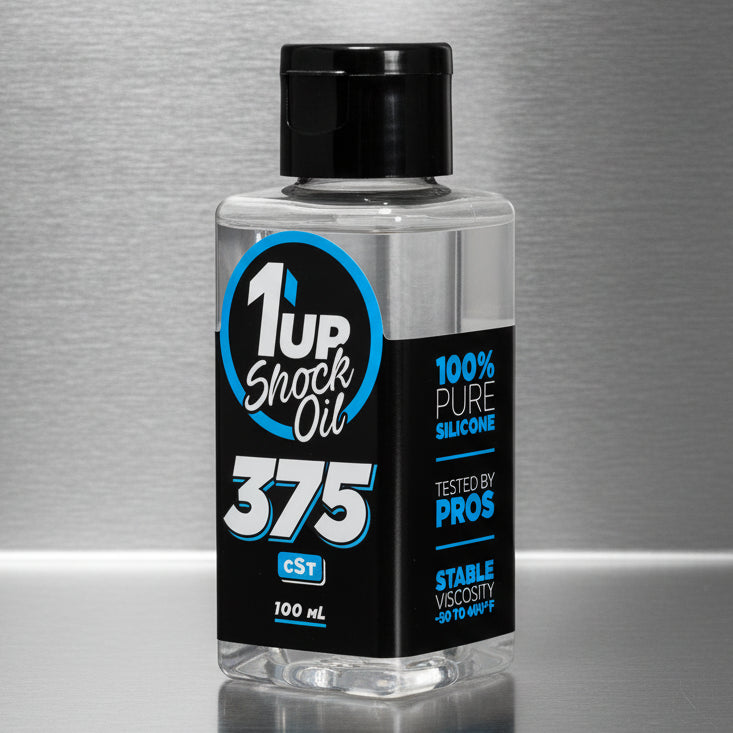 1up Racing Pure Silicone Shock Oil 375cst (100mil)