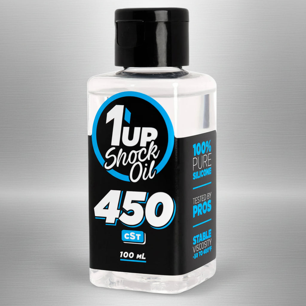 1up Racing Pure Silicone Shock Oil 450cst (100mil)