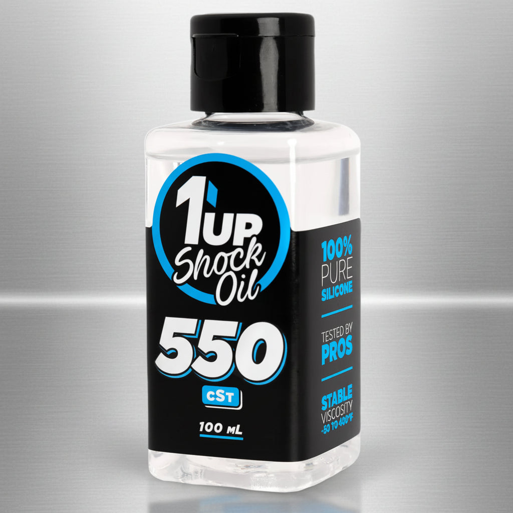 1up Racing Pure Silicone Shock Oil 550cst (100mil)