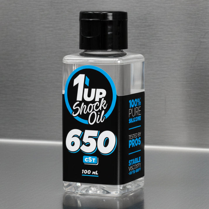 1up Racing Pure Silicone Shock Oil 650cst (100mil)