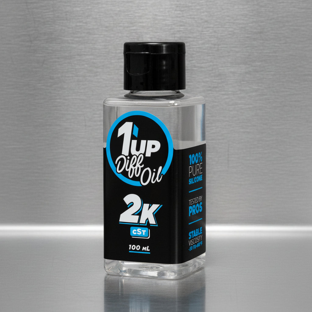 1up Racing Pure Silicone Diff Oil 2000cst (100mil)