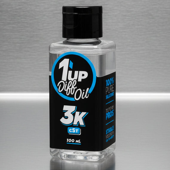 1up Racing Pure Silicone Diff Oil 3000cst (100mil)