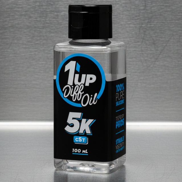 1up Racing Pure Silicone Diff Oil 5000cst (100mil)