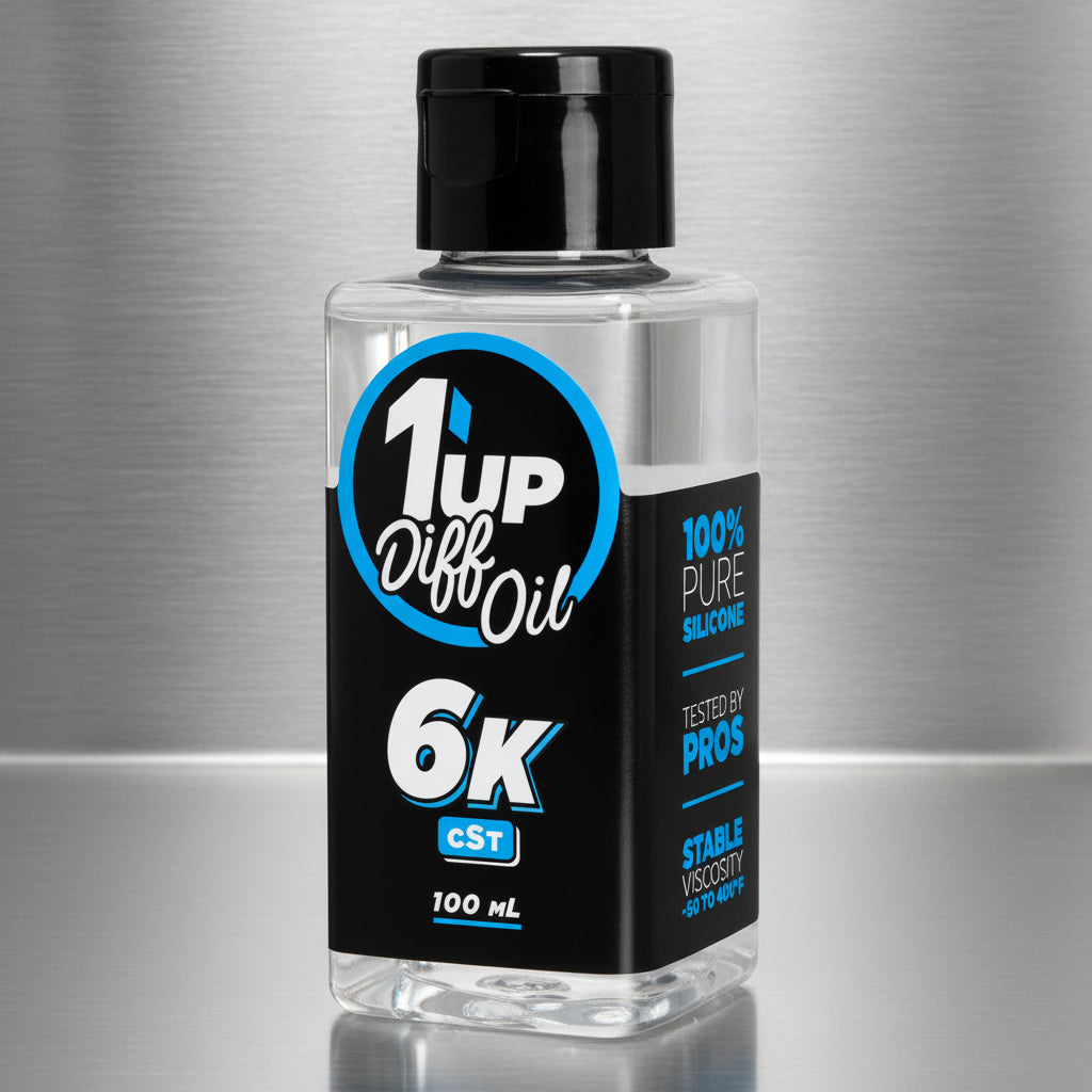 1up Racing Pure Silicone Diff Oil 6000cst (100mil)