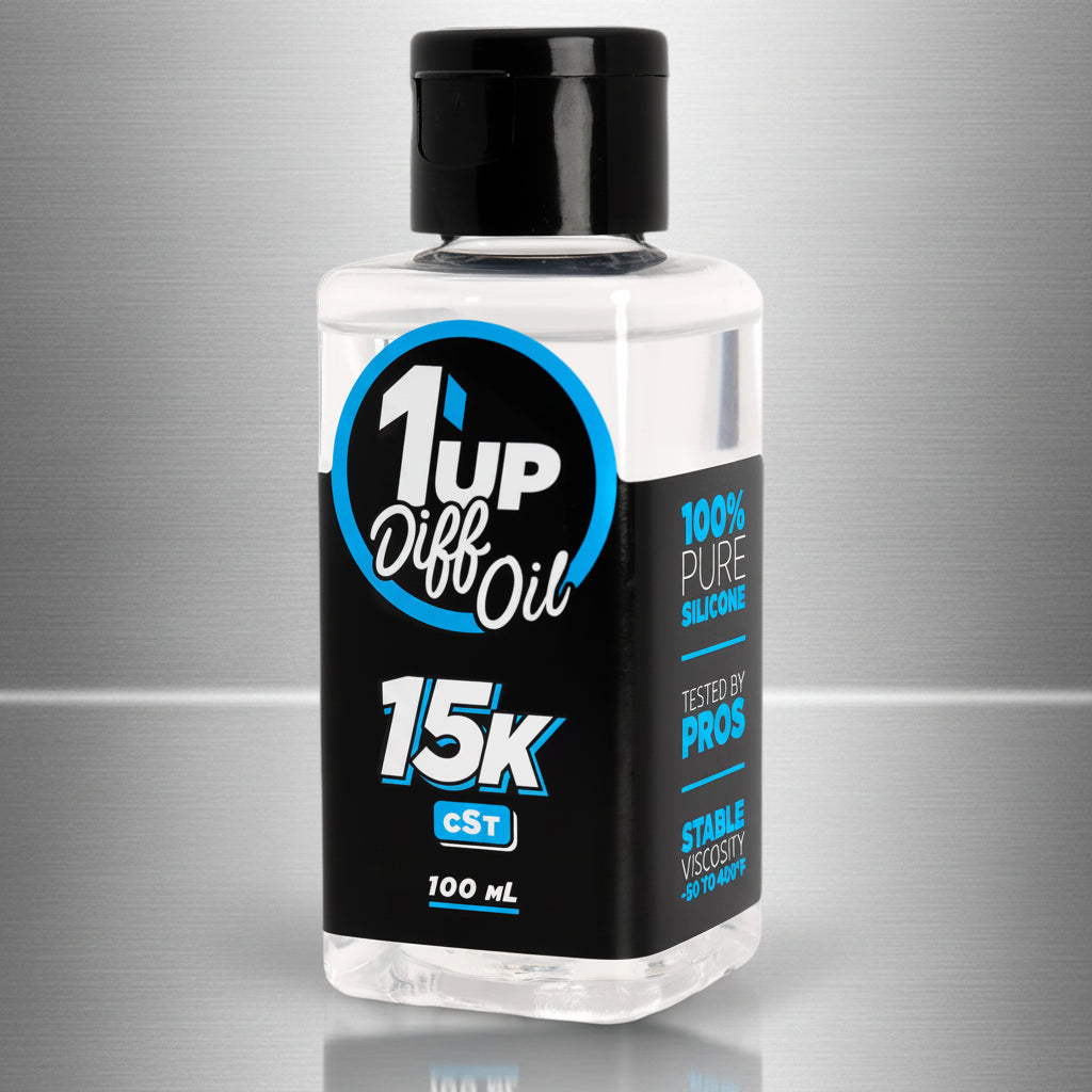 1up Racing Pure Silicone Diff Oil 15000cst (100mil)
