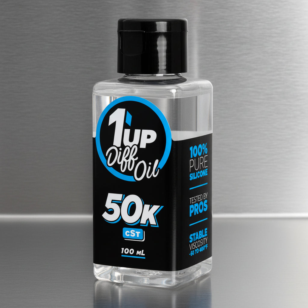 1up Racing Pure Silicone Diff Oil 50000cst (100mil)