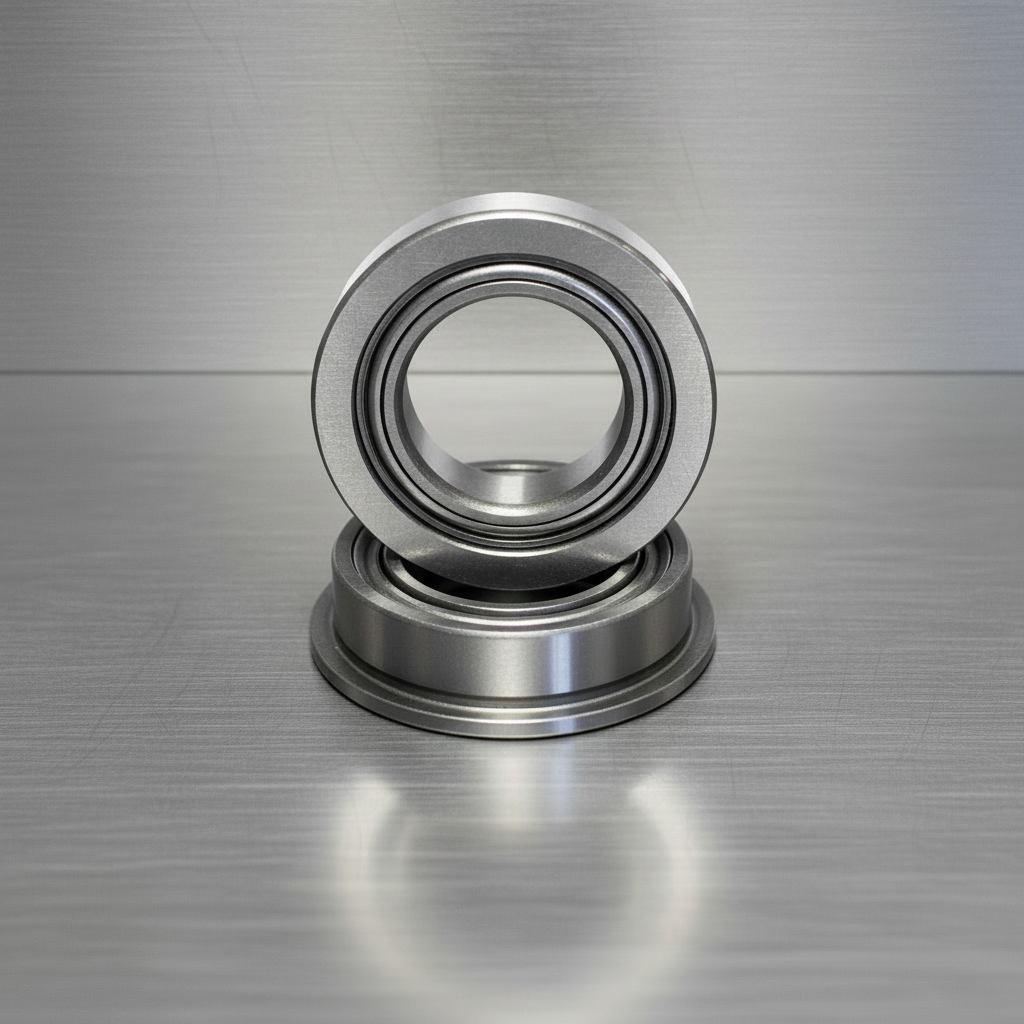 Bearings 5x8x2.5 Metal shields Flanged (2)