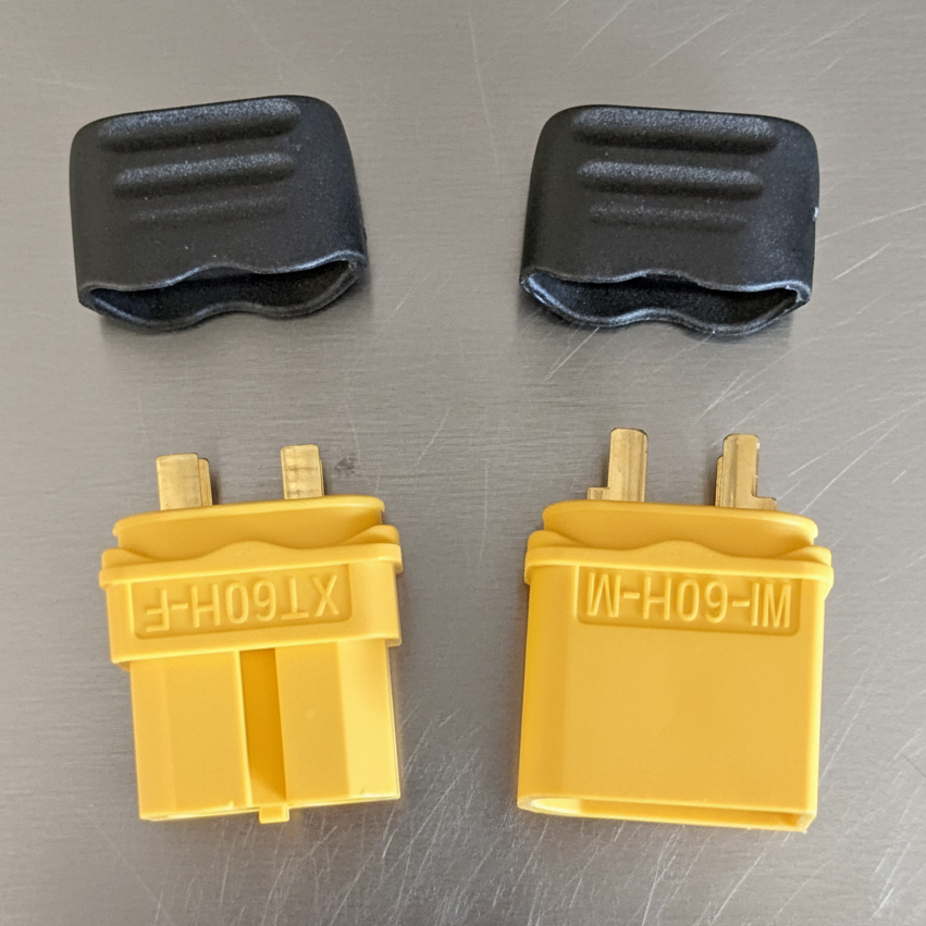 XT60 Connectors (1) Pair = 1 Female + 1 Male