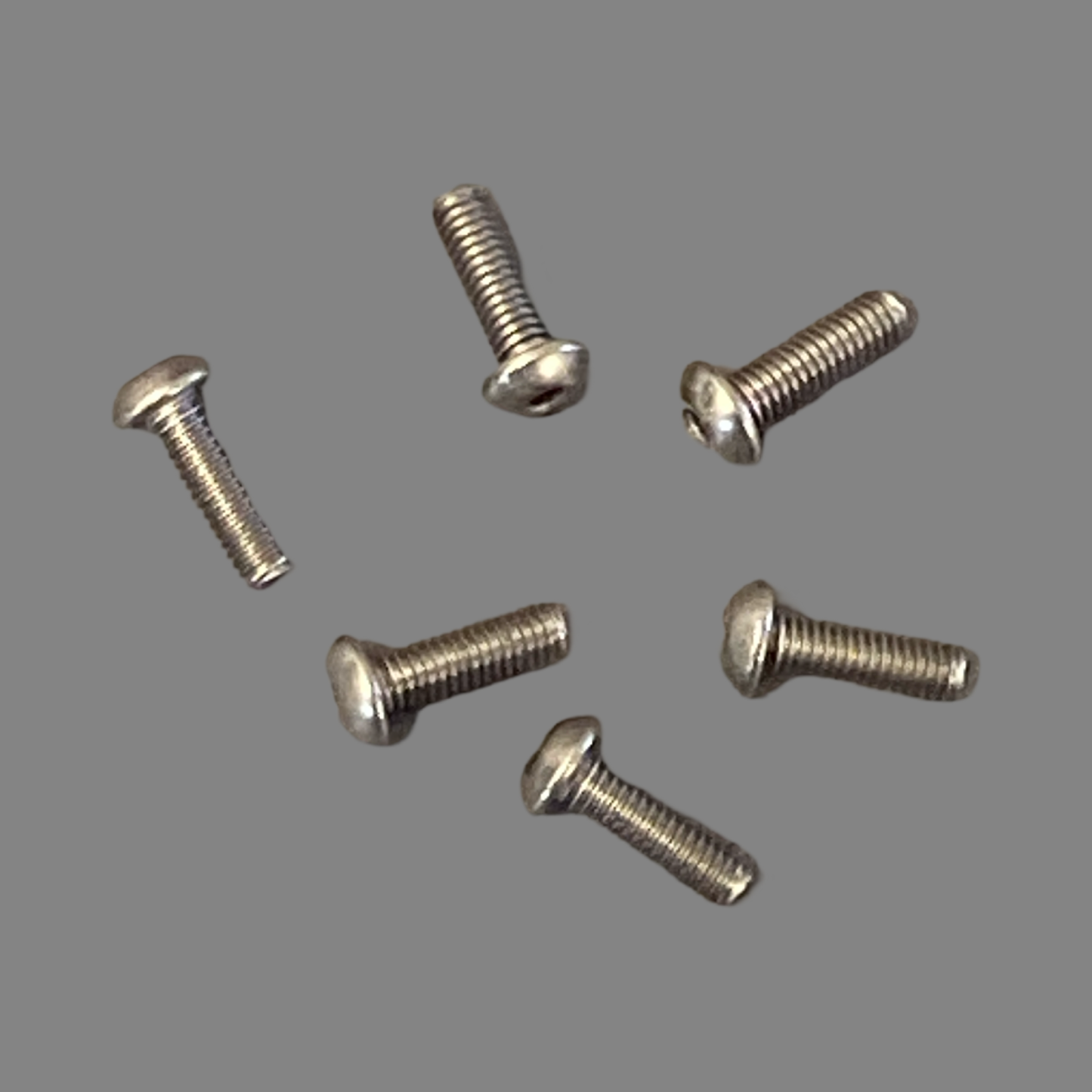 Titanium Roundhead Screws 2.5x8 (6)