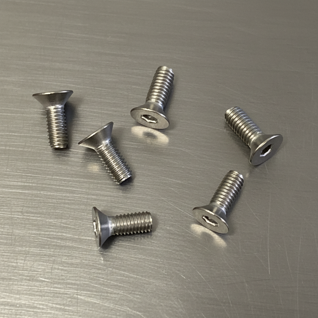Titanium Countersunk 3x8 (6)