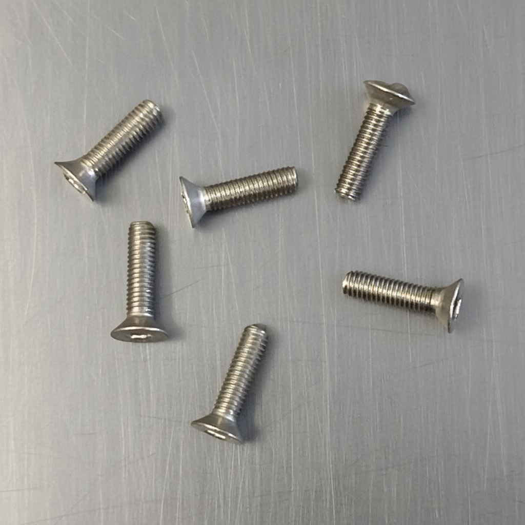Titanium Countersunk 3x12 (6)