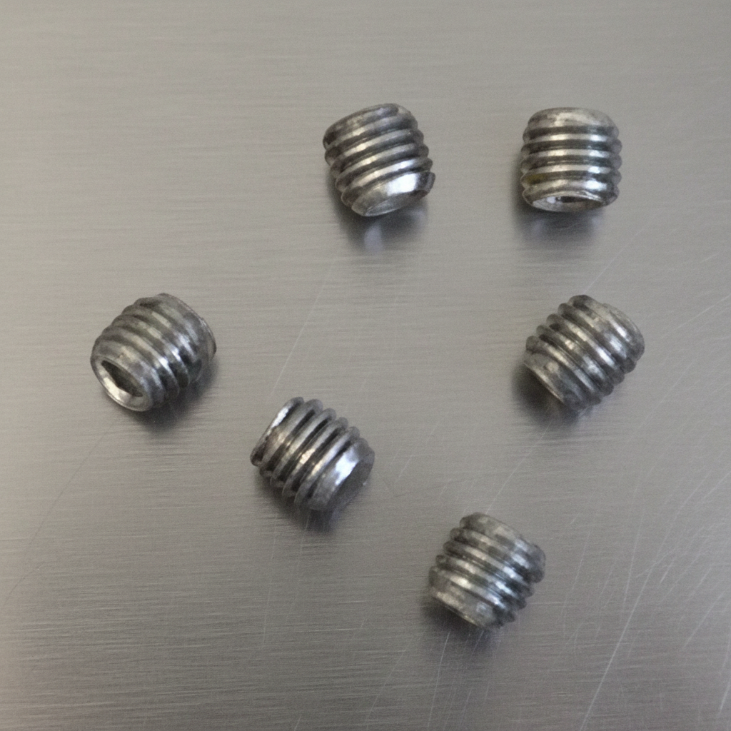 Titanium Grub Screws 3x3 (6)