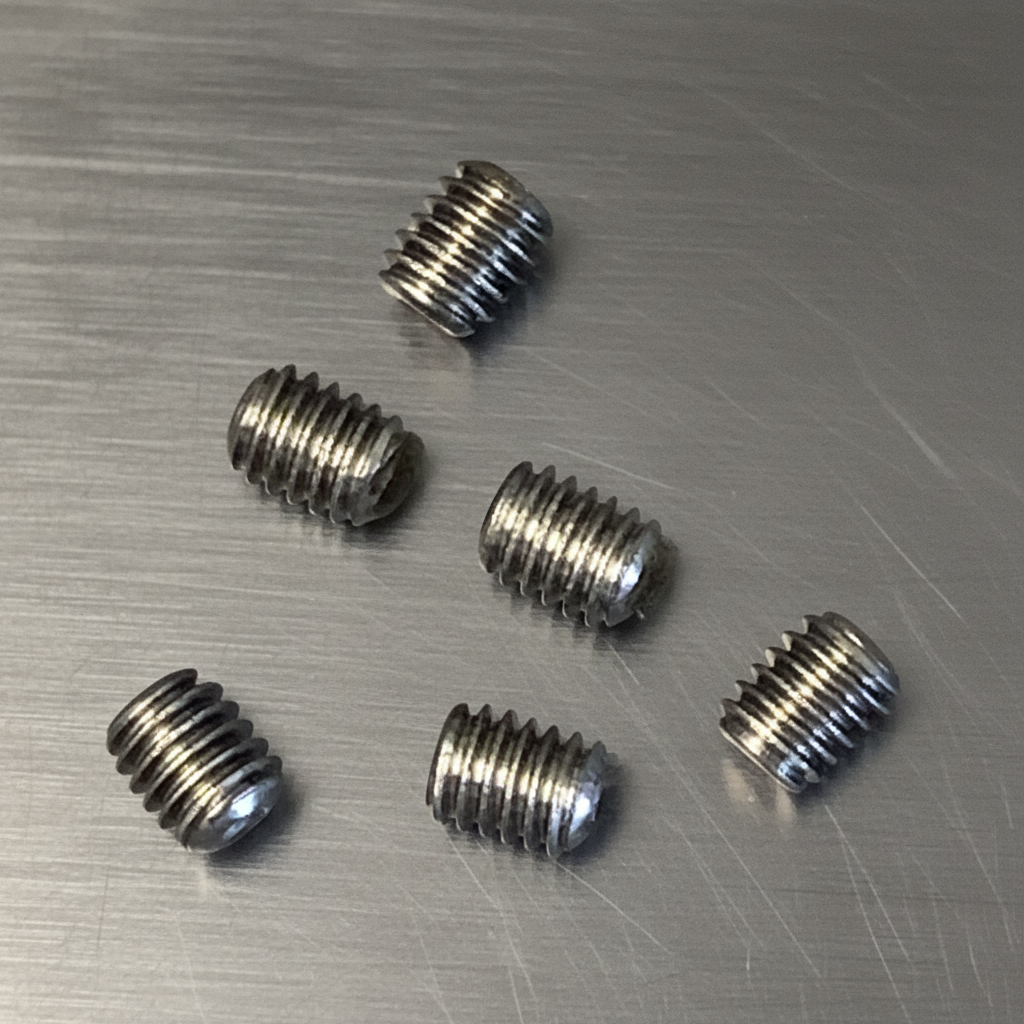 Titanium Grub Screws 4x5 (6)