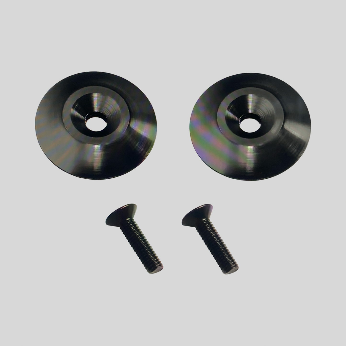 Aluminium Washers M3 Screws for rear Wing for 1/8 1/10 Buggy Black (2)
