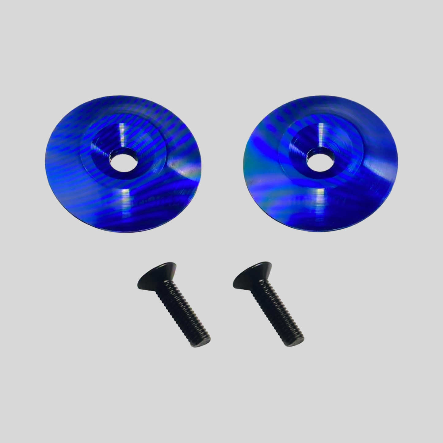 Aluminium Washers M3 Screws for rear Wing for 1/8 1/10 Buggy Blue (2)