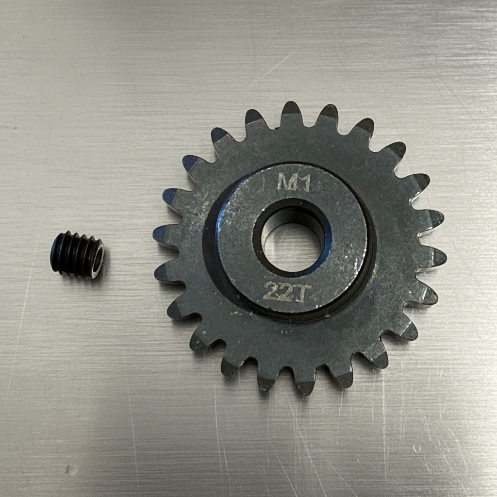 Mod1 Pinion Steel 22T