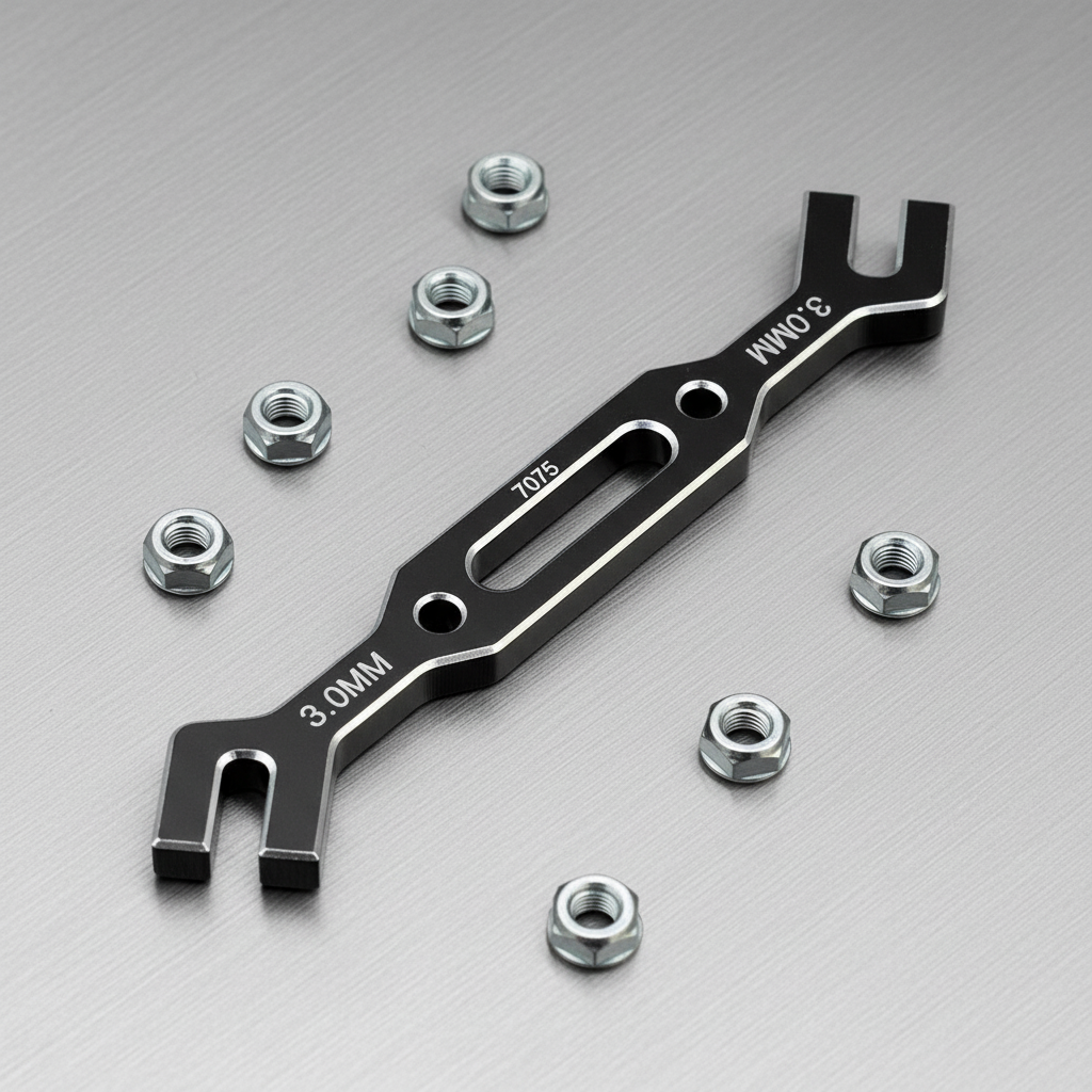 Turnbuckle Nut Ball Wrench Aluminium 3.0+3.2mm