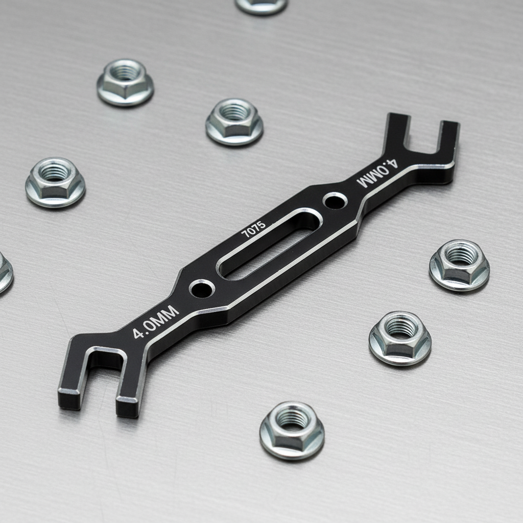 Turnbuckle Nut Ball Wrench Aluminium 4.0+5.0mm