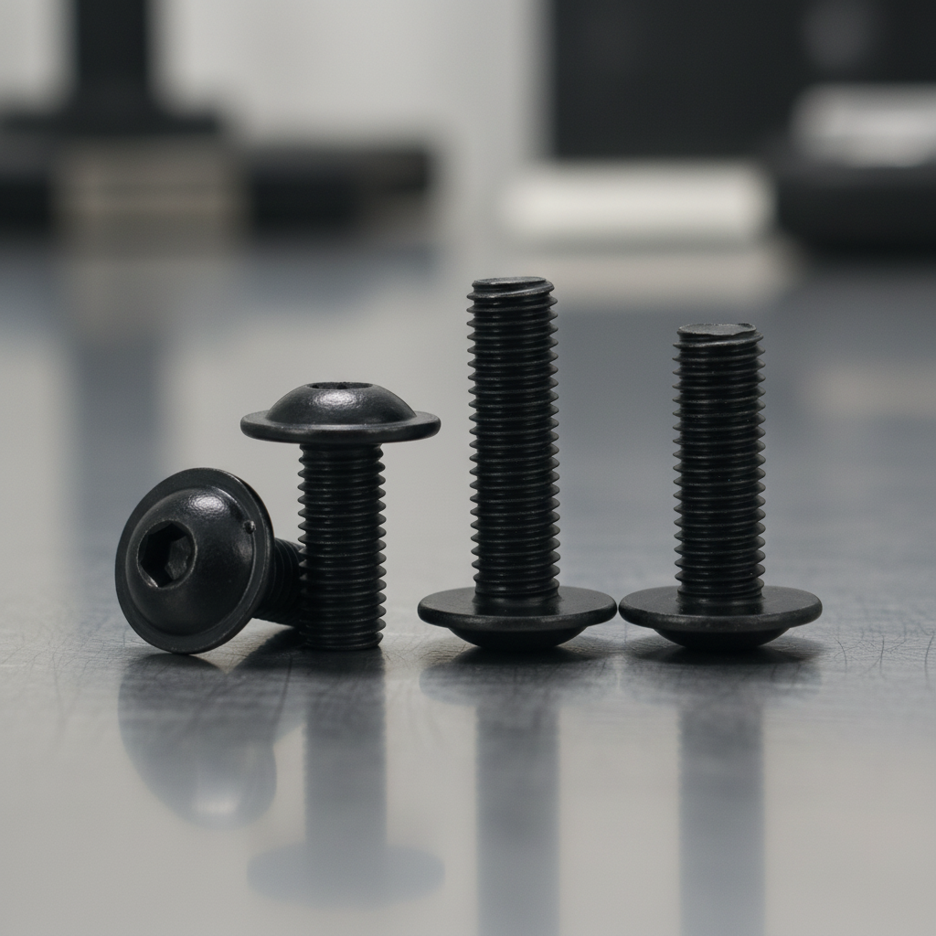 Round Head Screws Flanged M5x10 (4)