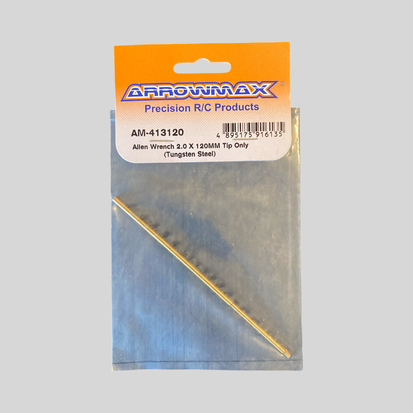 Arrowmax Allen Hex Replacement Tip 2.0x120mm (Tungsten)