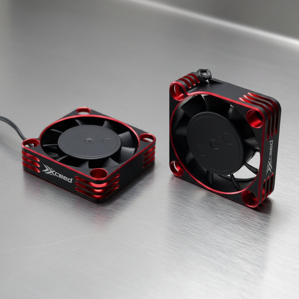 Xceed Aluminium Fan for ESC and Motor 40 x 40 mm - Red