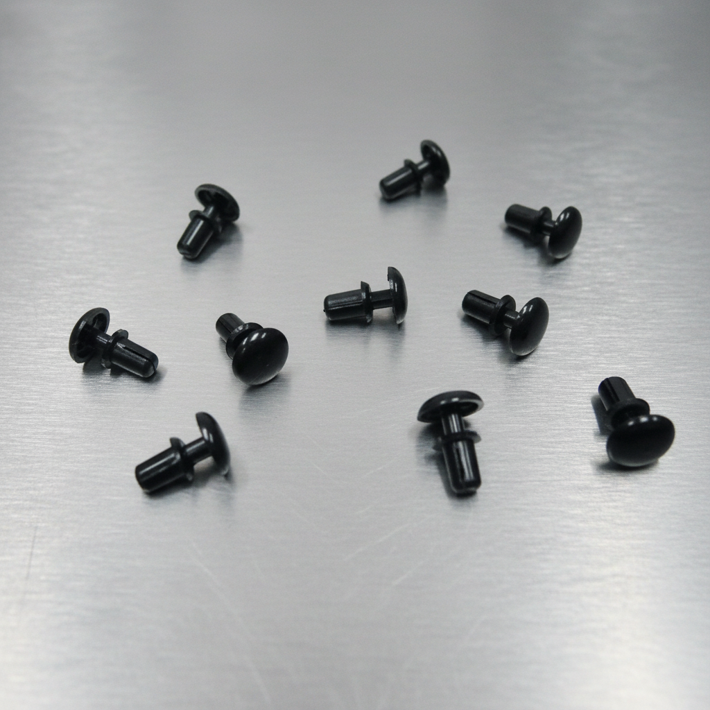 Xceed Body Rivets Nylon, Black (10)