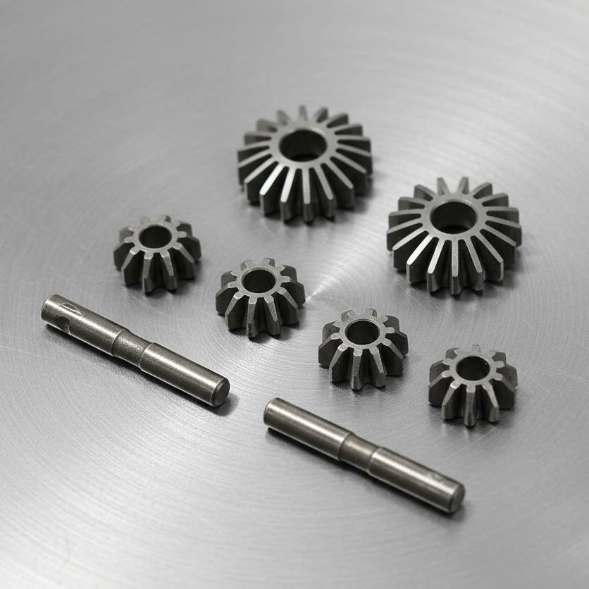 Diff Gear & Cross Pin Set, Metal: 22X-4/22X/22X-T by TLR (Please Order)