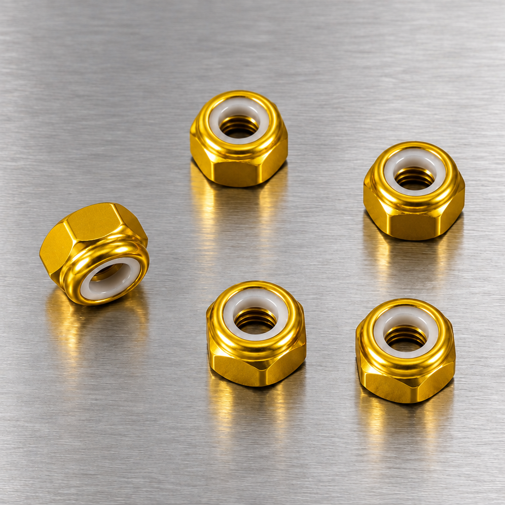M3 Nylock Nuts (5) – Multiple Colours