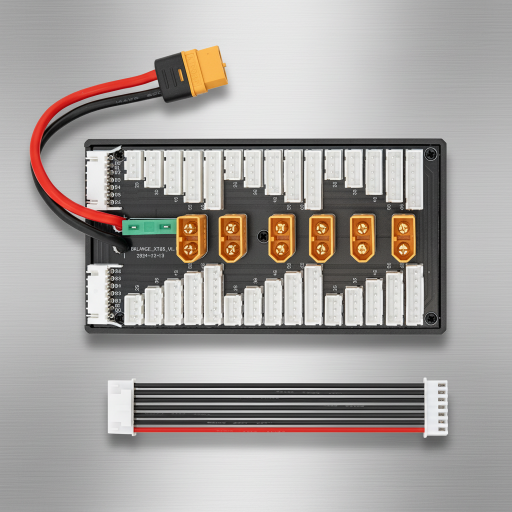 Multi 2s-6s lipo parallel Balance Charging adapter board TX60