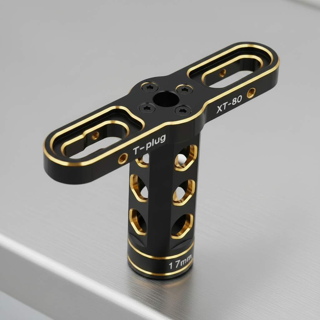 Wheel Nut Wrench 17mm Gold