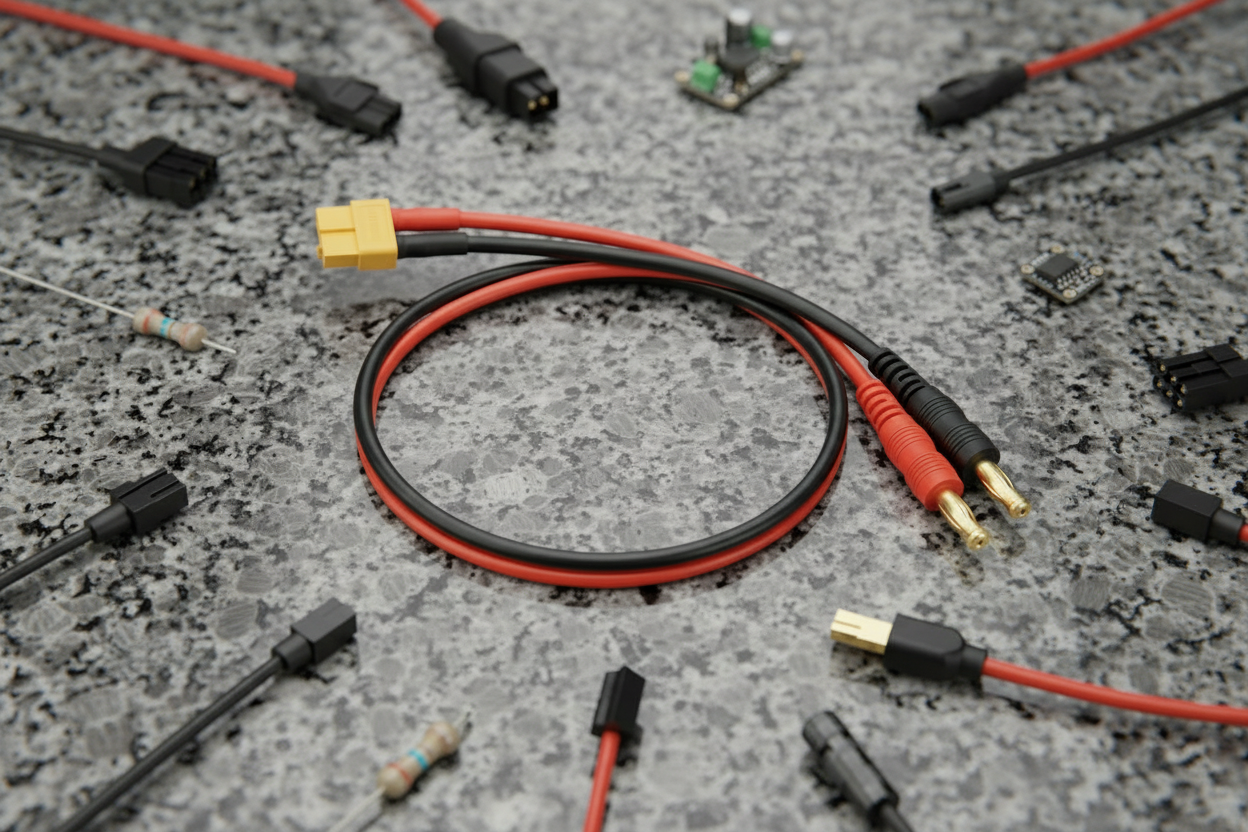 XT60 to 4mm Power Supply Cable