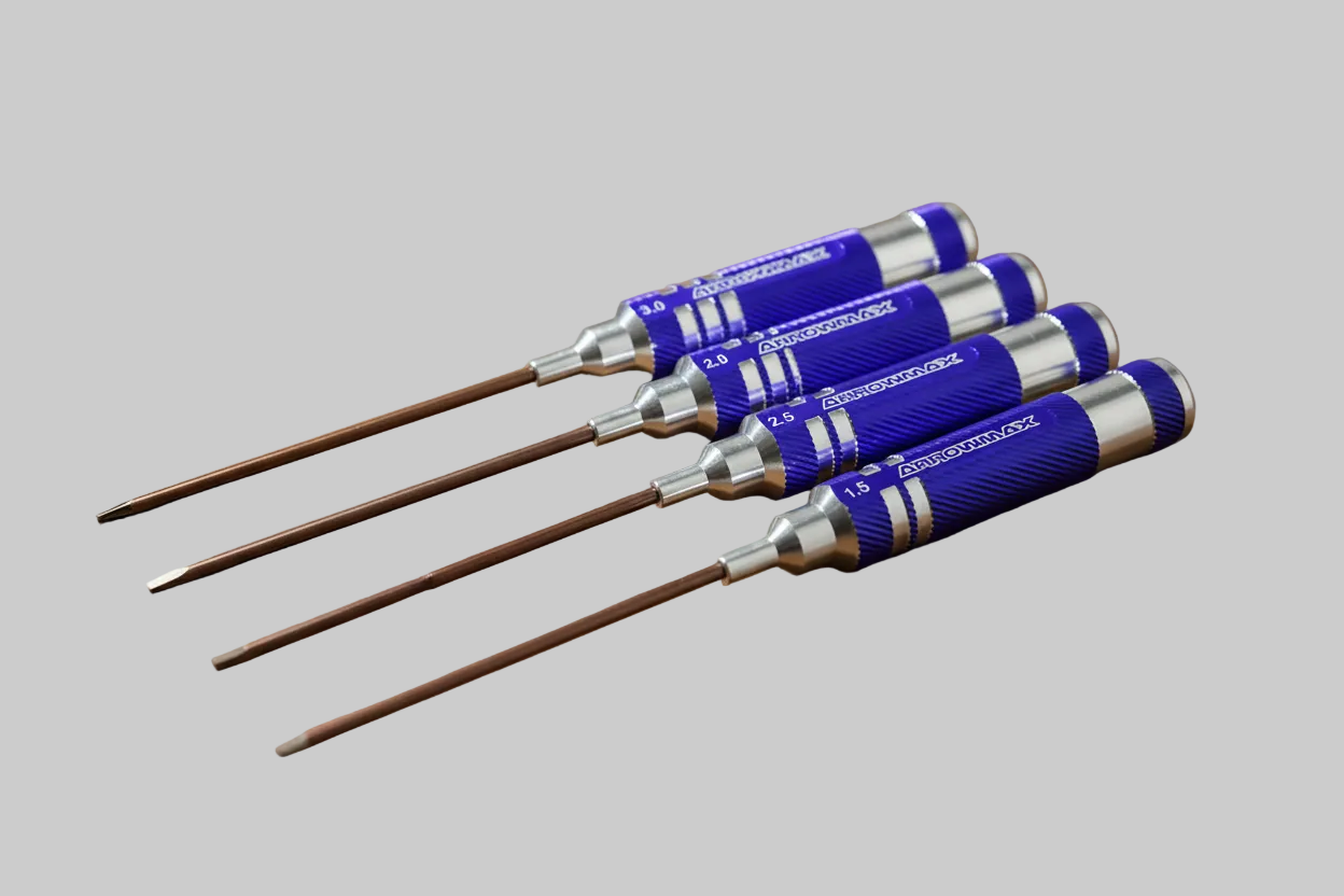 Arrowmax Hex Driver Set 1.5-2.0-2.5-3.0x120mm