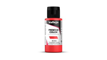 Vallejo – Premium Color – Fluorescent Scarlet 60 ml