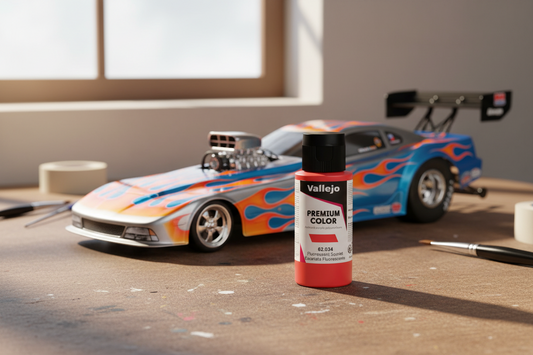 Vallejo – Premium Color – Fluorescent Scarlet 60 ml