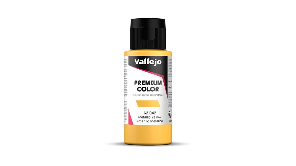 Vallejo – Premium Color – Metallic Yellow 60 ml
