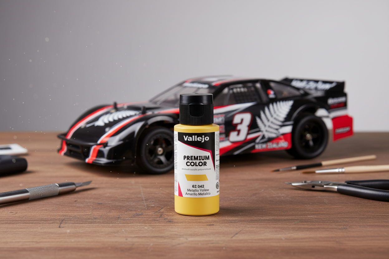 Vallejo – Premium Color – Metallic Yellow 60 ml