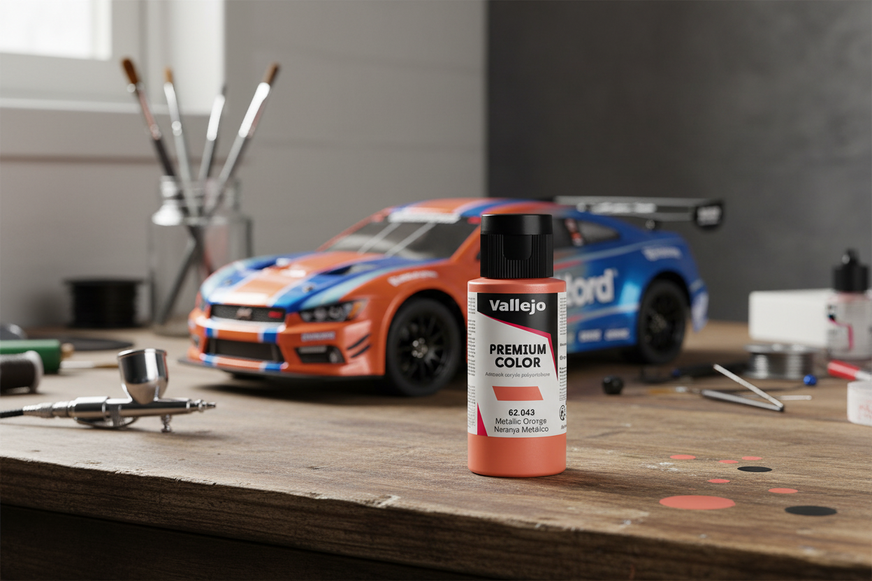 Vallejo – Premium Color – Metallic Orange 60 ml