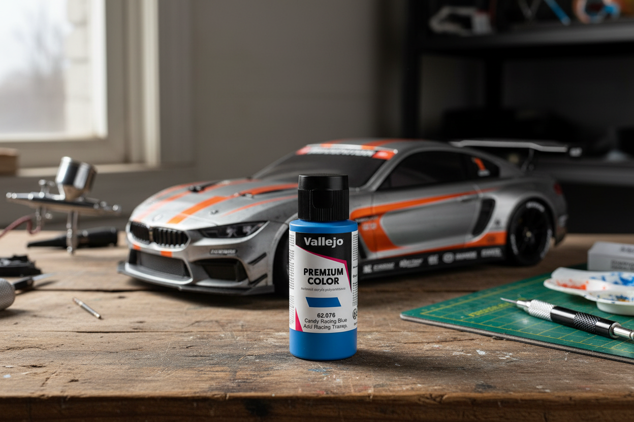 Vallejo – Premium Color – Candy Racing Blue 60 ml – RC Power Limited