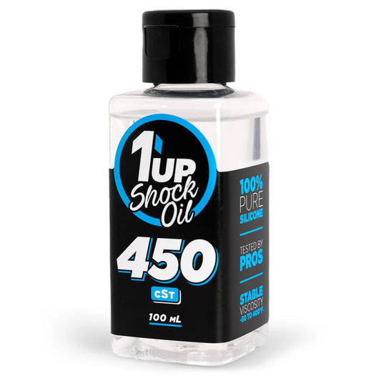 1up Racing Pure Silicone Shock Oil 450cst (100mil)