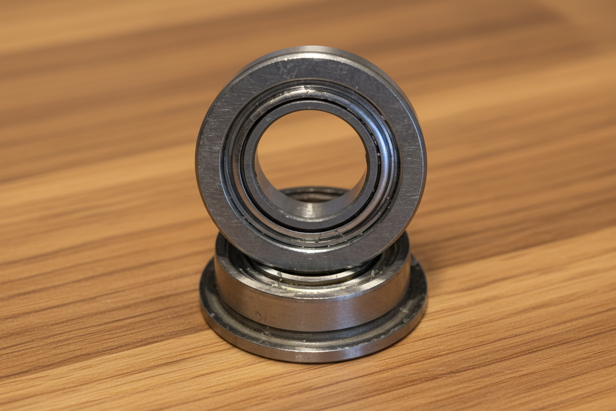 Bearings 4x7x2.5 Metal Shields Flanged (2)