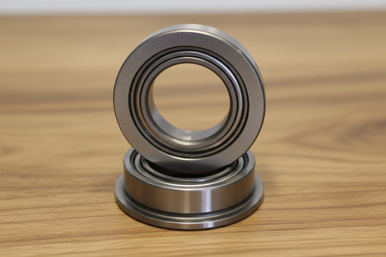 Bearings 5x8x2.5 Metal shields Flanged (2)