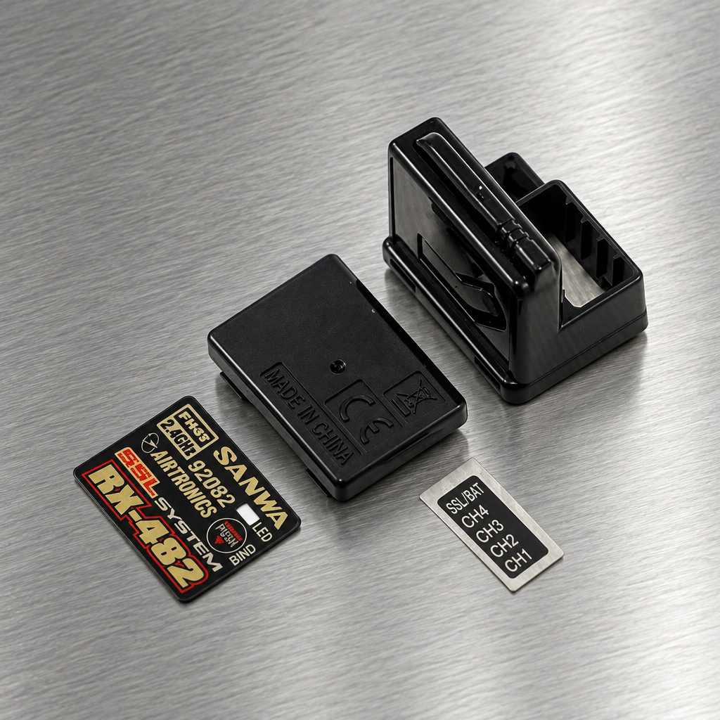 SANWA 107A41302A Receiver Case Set RX-482 FH4 (IN TRANSIT PLEASE ORDER)