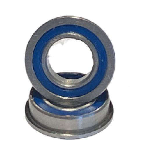 Bearings 8x14x4 Rubber Seals Ceramic Flanged (2)