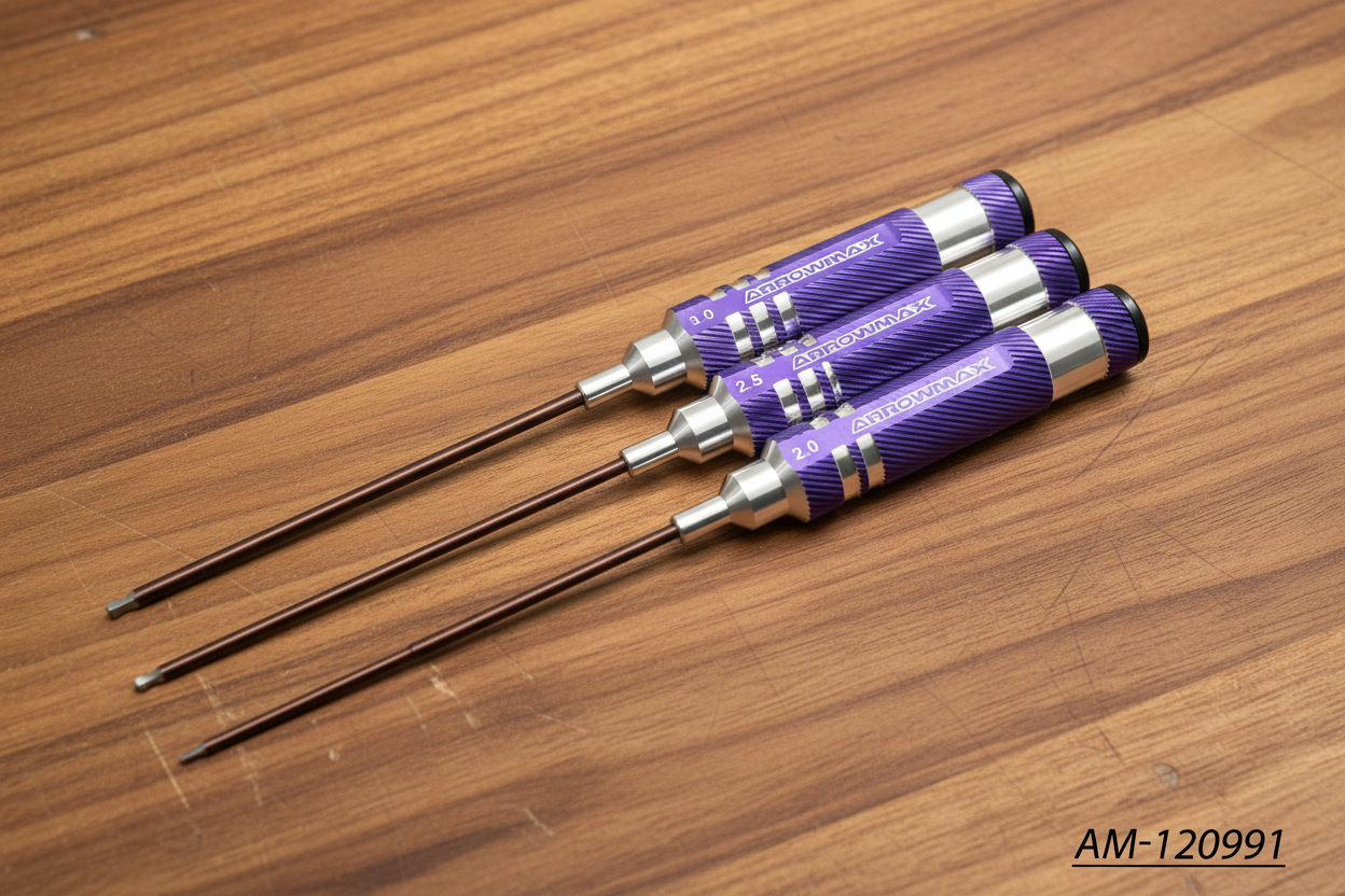 Arrowmax Ball Hex Driver Set 2.0-2.5-3.0x120mm