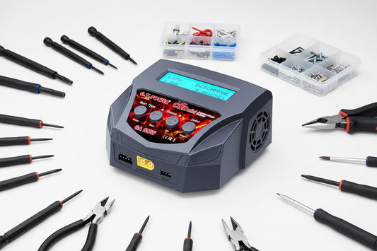 C6D Mini AC Charger, 6A 60W, 2-4S LiPo, LiFe, LiHV, Lilon, NiMH NiCd Pb 6V-12V