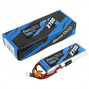 Gens ace 2700mAh 7.4V 2S Lipo Transmitter Battery Pack Suit for Sanwa MT4/M11X/M12, Futaba T6J / T8FG 12FG ON BACK ORDER: