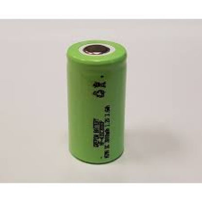 Gens Ace 1.2V 3000mAh NiMh Sub C Cell x1 for glow igniters 60g BACK ORDER
