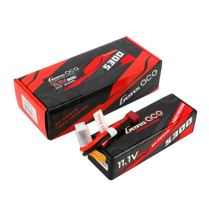 Gens Ace 5300mAh 3S 11.1v 60C Hardcase Lipo Battery 138x46x38mm 406g with EC5 5 DAY DELIVERY