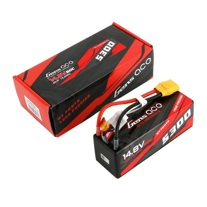 Gens Ace 5300mAh 4S 14.8v 60C Hard Case Lipo Battery 138x46x50mm 589g with EC5 Plug and XH Balance